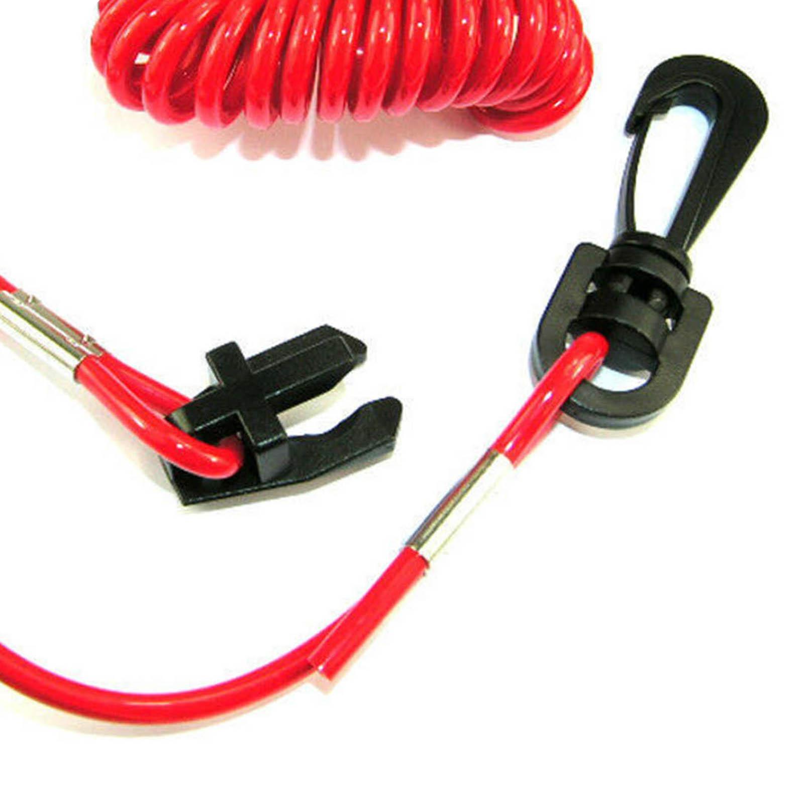 Safety Kill Stop Switch Lanyard, Kill Switch Marine Fit for for Evinrude Assy Assembly
