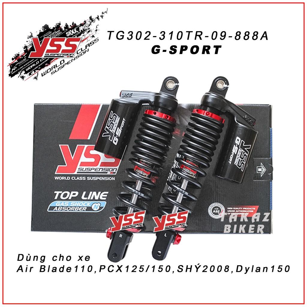 Phuộc YSS Air Blade 110, PCX125/150, SH Ý 2008, Dylan150 G-Sport TG302-310TR-09-888A