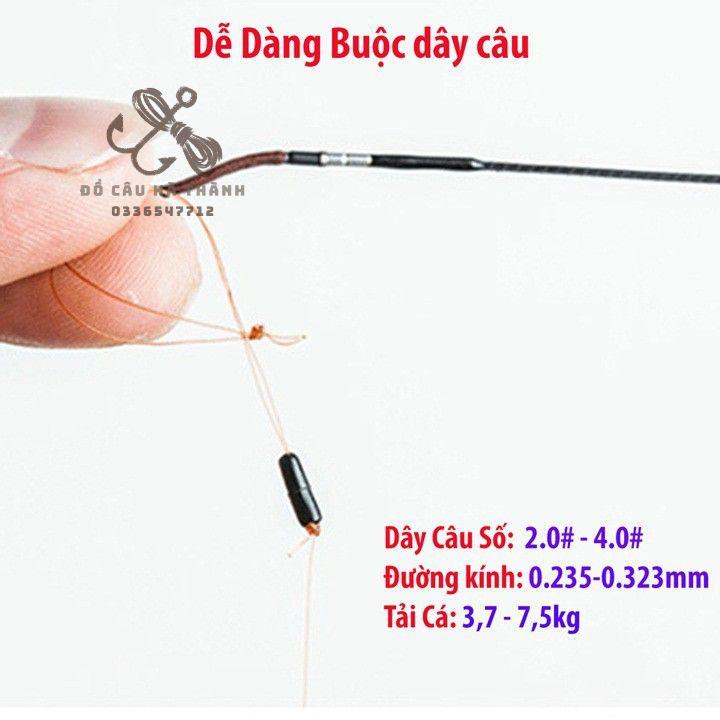 Dây trục câu đài buộc sẵn đầy đủ các kích thước, cước câu