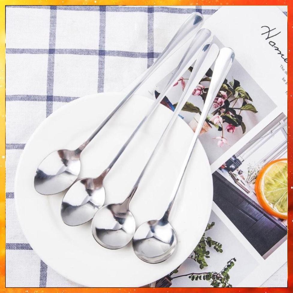 Muỗng Cafe INOX Cán Dài 19CM