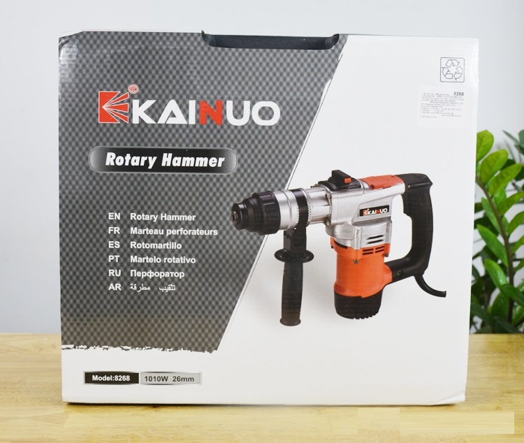 MÁY KHOAN BÚA 2 CHẾ ĐỘ (KHOAN+ ĐỤC) KAINUO 8268 1010W- CHÍNH HÃNG