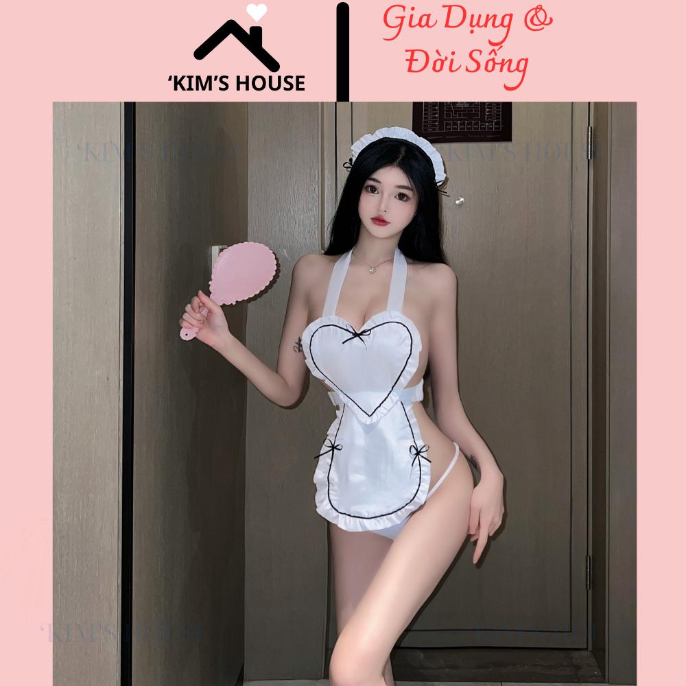 Tặng Kem Tất + Bờm Tóc - Cosplay Hóa Trang Nữ Y Tá, Trang Phục Cosplay, Đồ Ngủ Cosplay, Bodysuit Xuyên Thấu C066