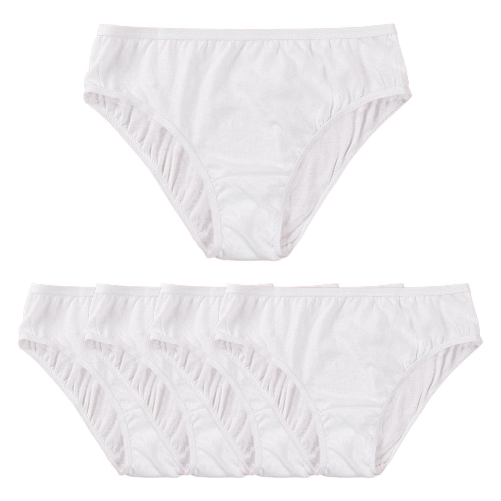 5 Pieces Women Disposable Underwear Panties Soft Breathable for Spa