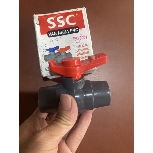 Van nhựa khoá ống nước PVC 21,27,34
