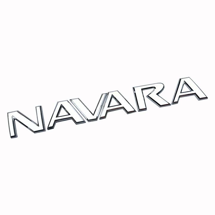 Tem Logo Chữ Nổi NAVARA Dán Trang Trí Đuôi Xe Nissan Navara giá tốt