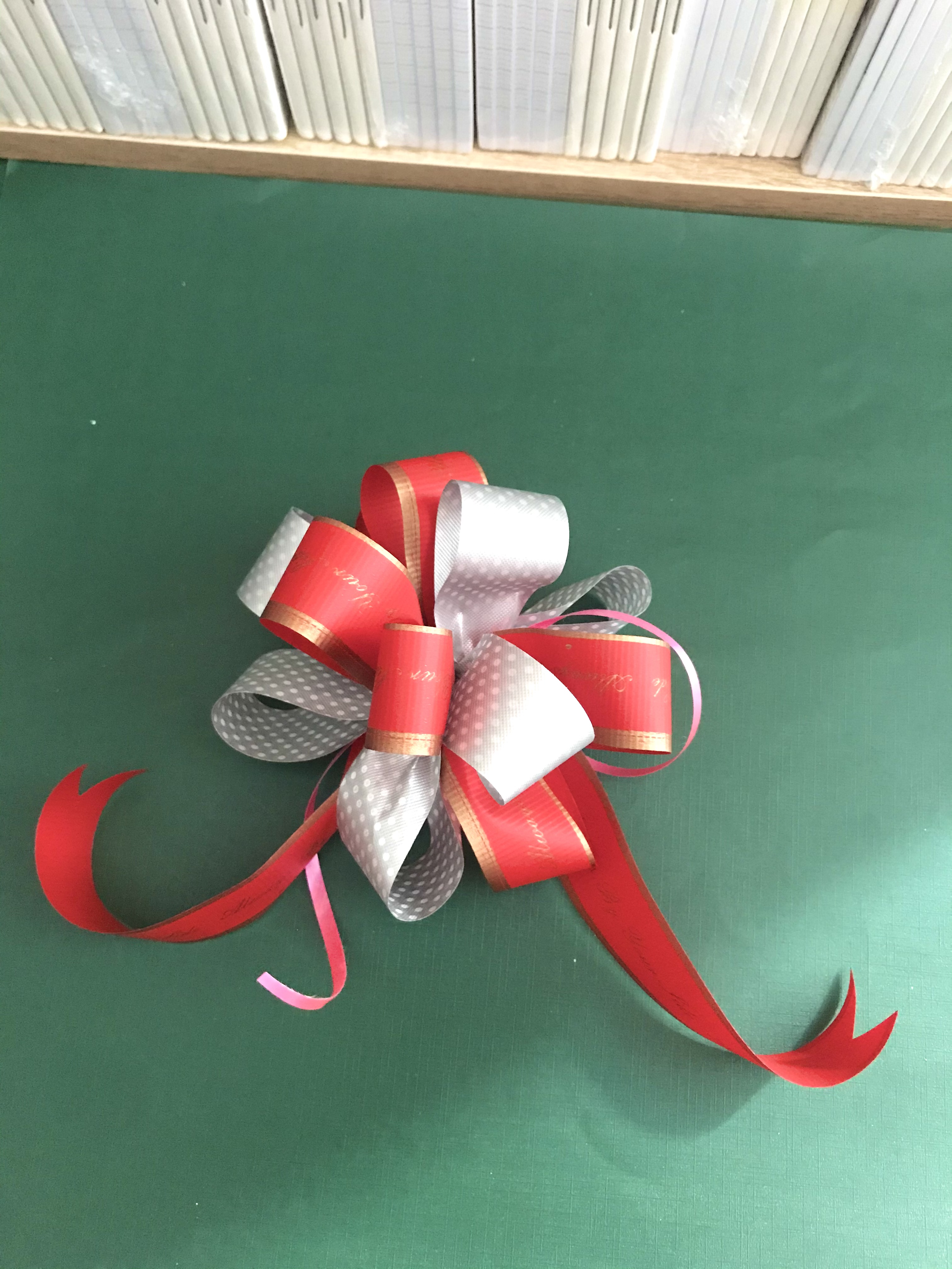 Nơ hoa trang trí quà size lớn 13 x 13