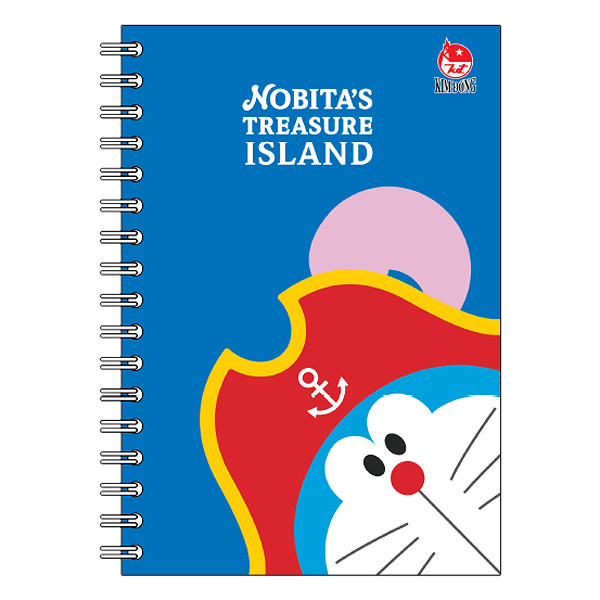 Sổ Gáy Xoắn Mini Notebook Nobita’s Treasure Island (200 Trang) - Mẫu Ngẫu Nhiên