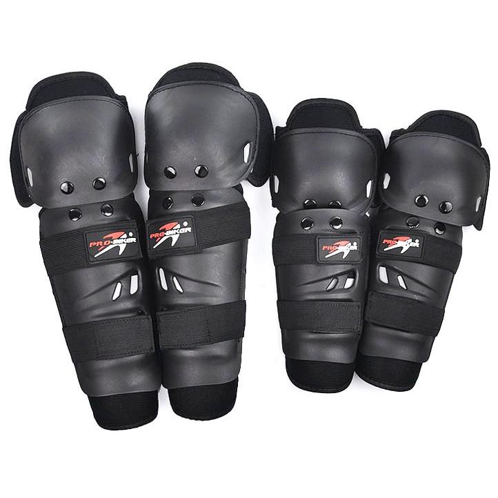 Combo 5 :Găng tay + Bó gối + Áo giáp lưới Pro-biker