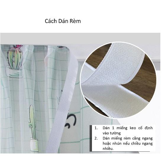 Rèm cửa sổ DÁN TƯỜNG - Rèm che nắng dán phòng ngủ - Rèm cửa sổ, Vách ngăn phòng, xinh xinh, tiện lợi