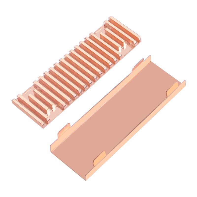 Bộ Tản Nhiệt Bằng Đồng Nguyên Chất Cho M.2 NGFF PCI-E NVME M2 SSD Tản Nhiệt 70x23mm