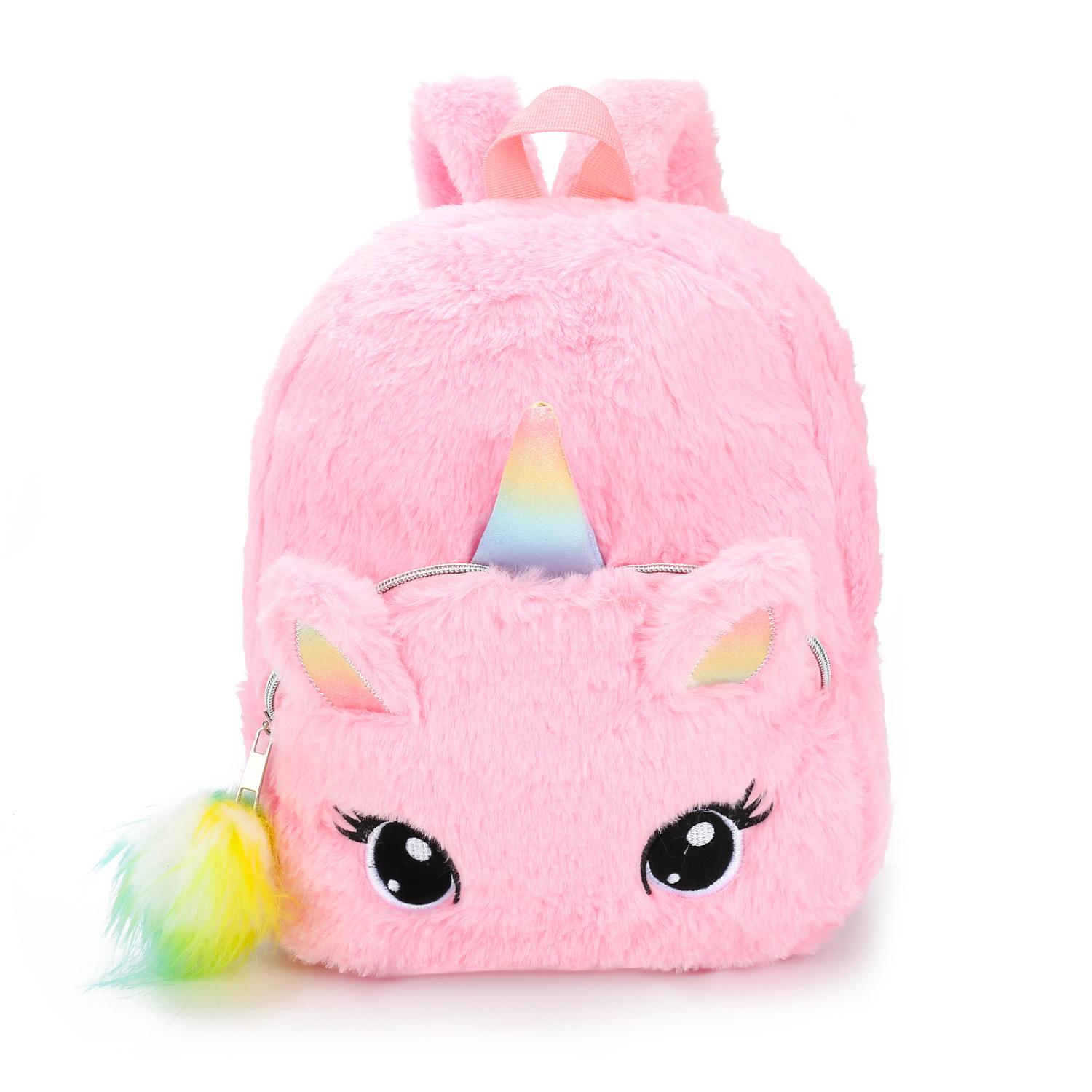 Cocomilo 3D Hoạt Hình Kỳ Lân Trẻ Em Học Kawaii Mềm Mại Hồng Kỳ Lân Dễ Thương Mẫu Giáo Ba Lô Tập Đi Cho Bé Túi Trẻ Em Quà Tặng