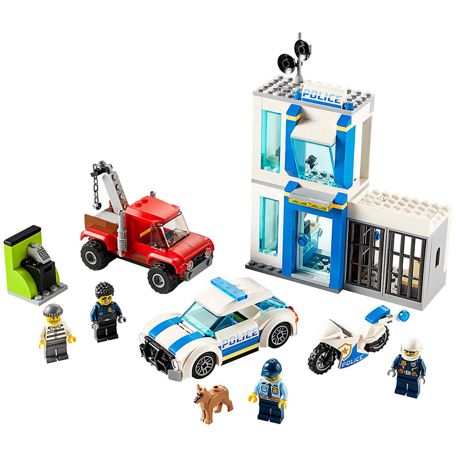 Đồ Chơi Lắp Ráp Lego City Thùng Gạch Cảnh Sát 60270