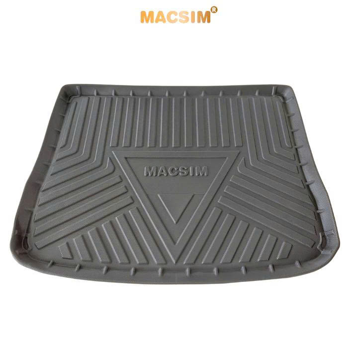 Thảm lót cốp (qd) xe ô tô VOLKSWAGEN TIGUAN (2009-2016) nhãn hiệu Macsim chất liệu nhựa TPV cao cấp màu đen