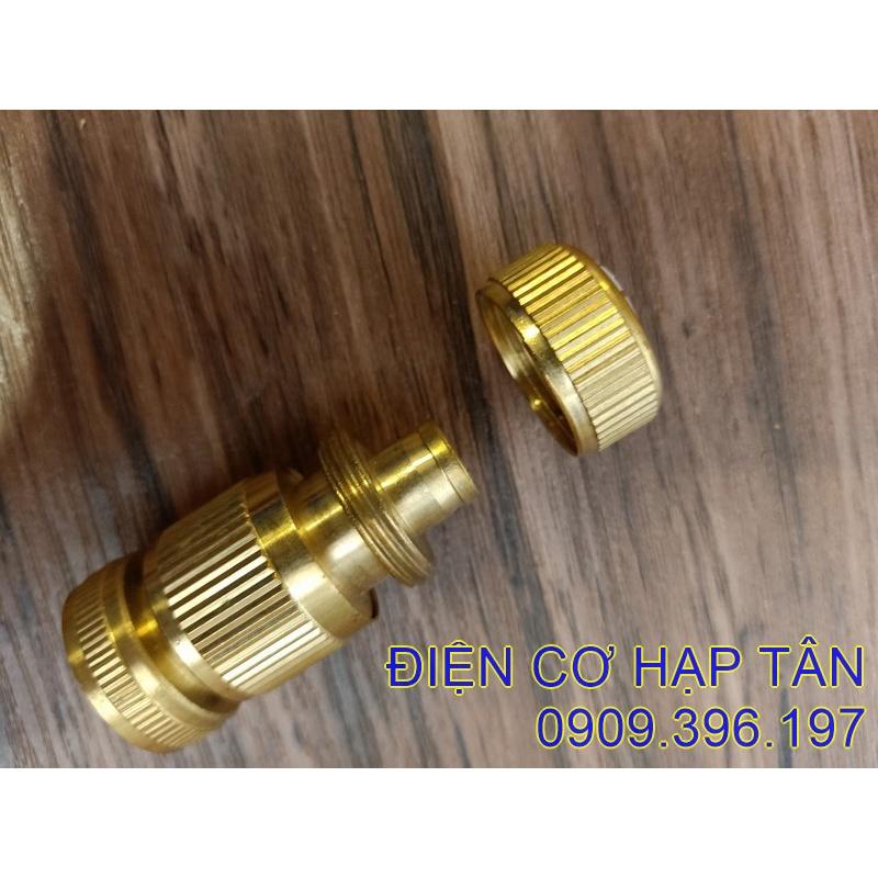 BỘ NỐI NHANH BẰNG ĐỒNG - ĐẦU VÀO -CHO MÁY RỬA XE –RĂNG 27MM