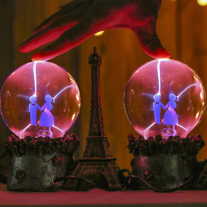 Quả Cầu Plasma Tháp Eiffel Độc Đáo Trang Trí Bàn Làm Việc, Phòng Khách