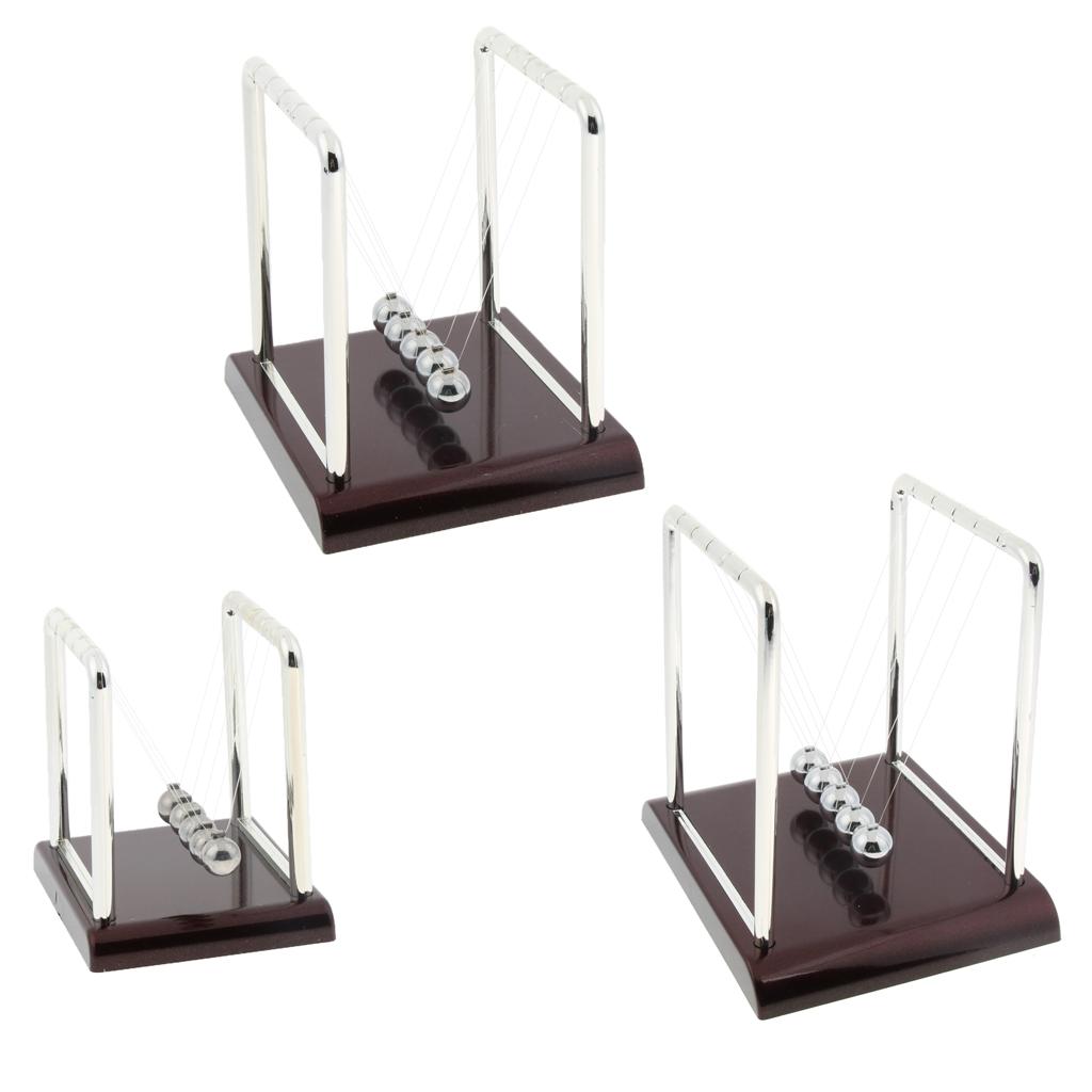 Square Newton's Cradle Balance Balls Physics Science Pendulum Toy Large