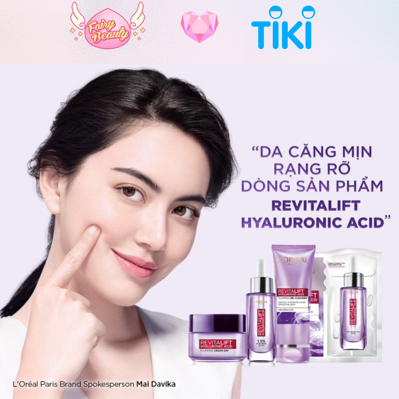 Sữa Rửa Mặt Cấp Ẩm Và Chống Lão Hoá Chuyên Sâu Revitalift Hyaluronic Acid Hydrating Gel Cleanser 100ml