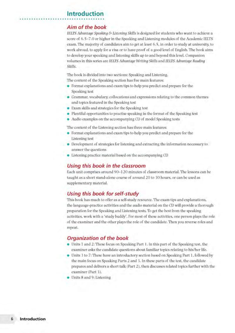 Sách IELTS Advantage Speaking & Listening Skills (Kèm CD)