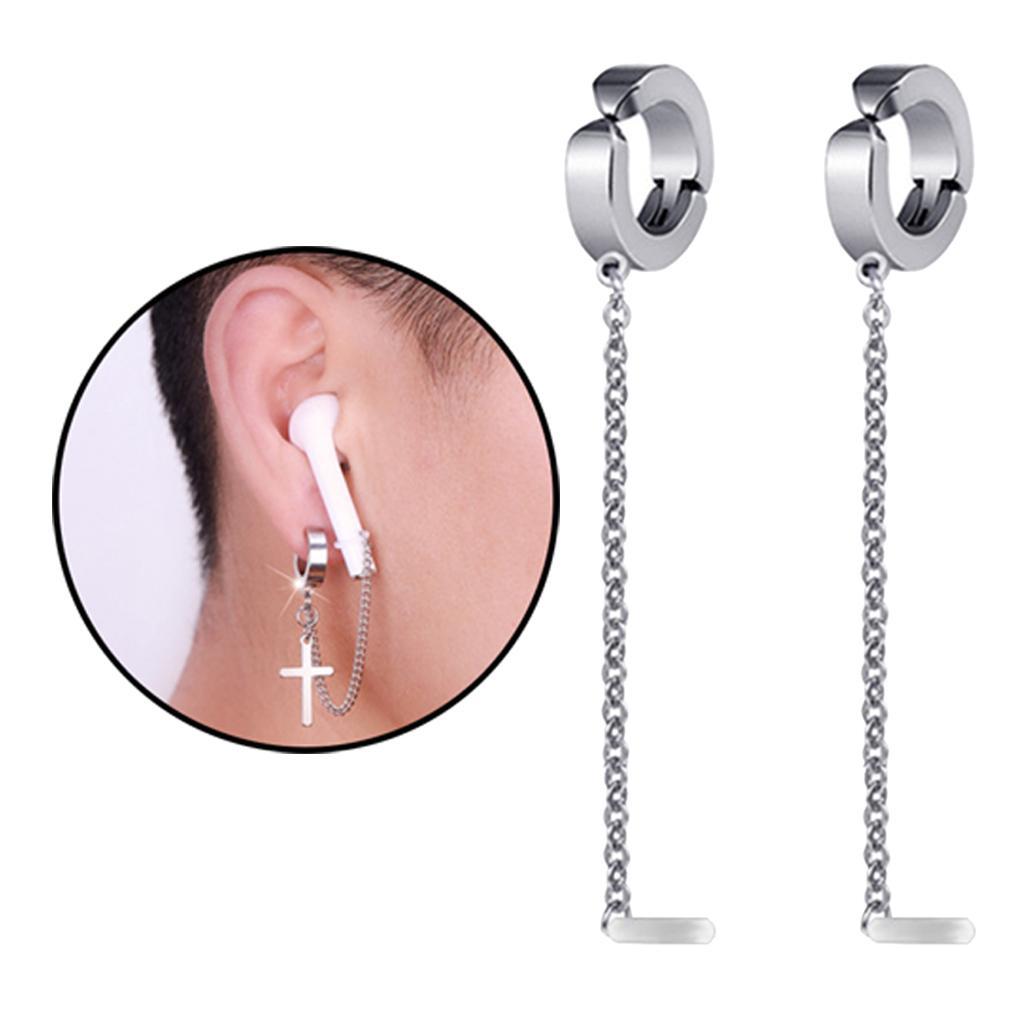 3x 1 Pair Headphones Bluetooth Earphone Holder Anti-lost Earring Strap Ear Clip