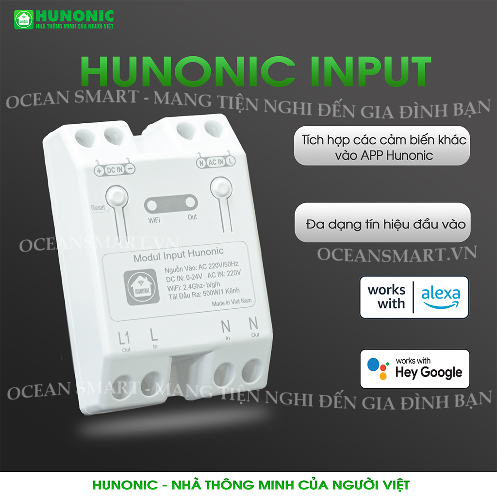 Modul Input Hunonic, Giải Pháp Đầu Vào Cảm Biến Thông Minh Và Đa Dạng - HNMDIN