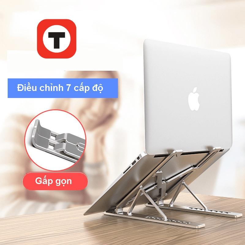 Giá đỡ Laptop, kệ đỡ Laptop bằng nhôm có thể điều chỉnh độ cao, gập lại được cho Laptop 11-15&quot; X6