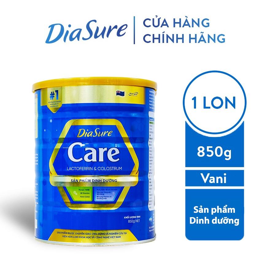 Sữa Diasure Care (850G) -  Hỗ Trợ Tăng Cường Sức Khỏe, Thể Chất &amp; Chất Lượng Cuộc Sống Cho Người Ốm.