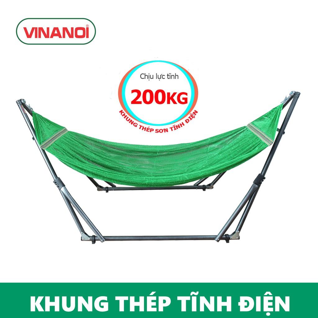 Khung Võng Xếp Thép Phi 32mm  Kèm Lưới Võng