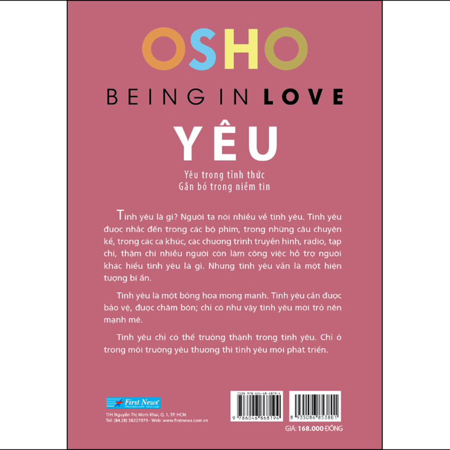 OSHO Yêu - Being In Love - Yêu Trong Tỉnh Thức