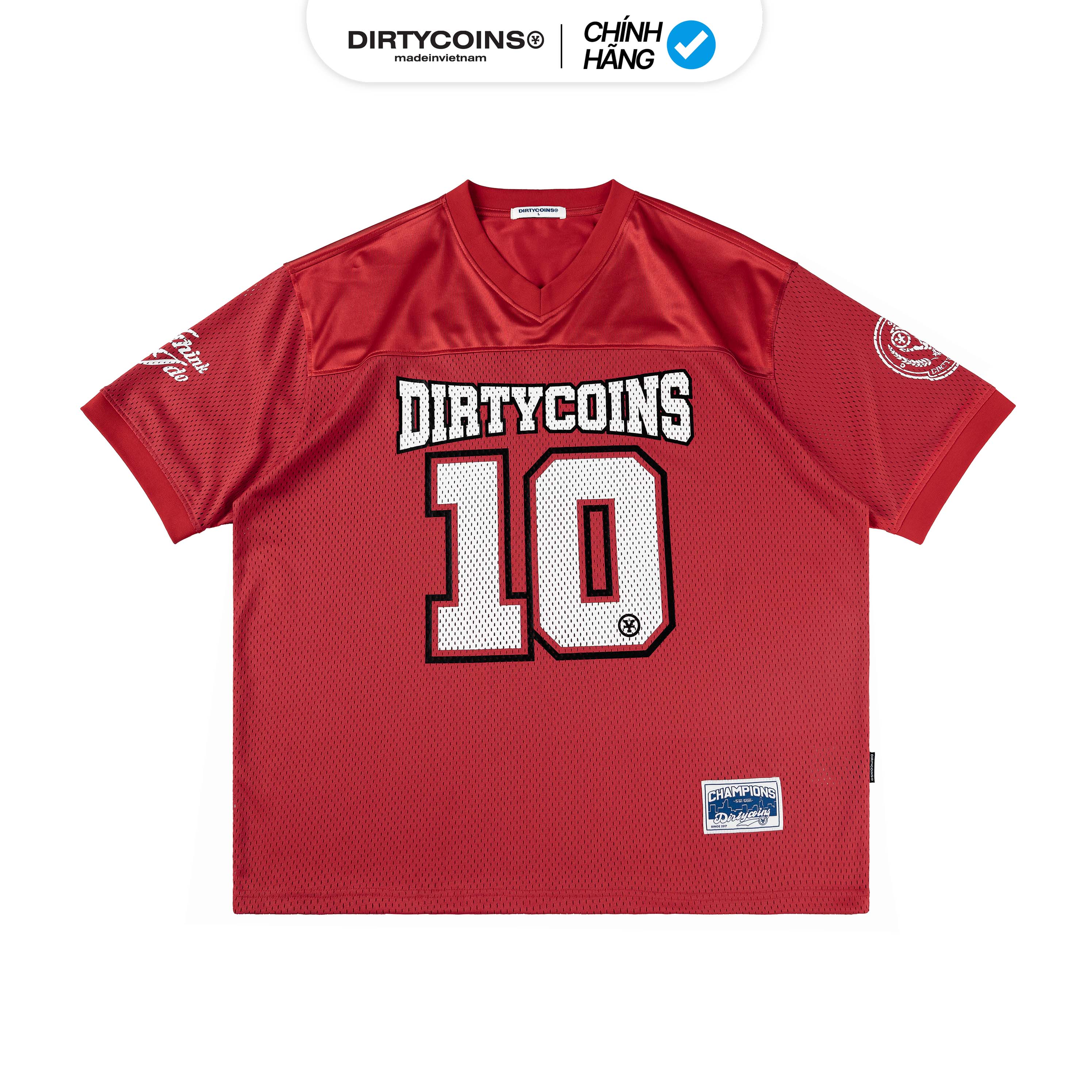 Áo Thun DirtyCoins Logo Football Jersey