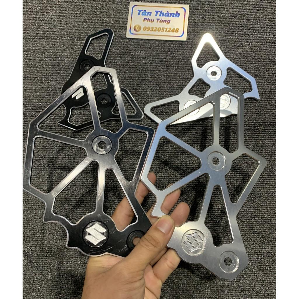 Nẹp sườn, che pen nhôm CNC dành cho Raider FI - Satria