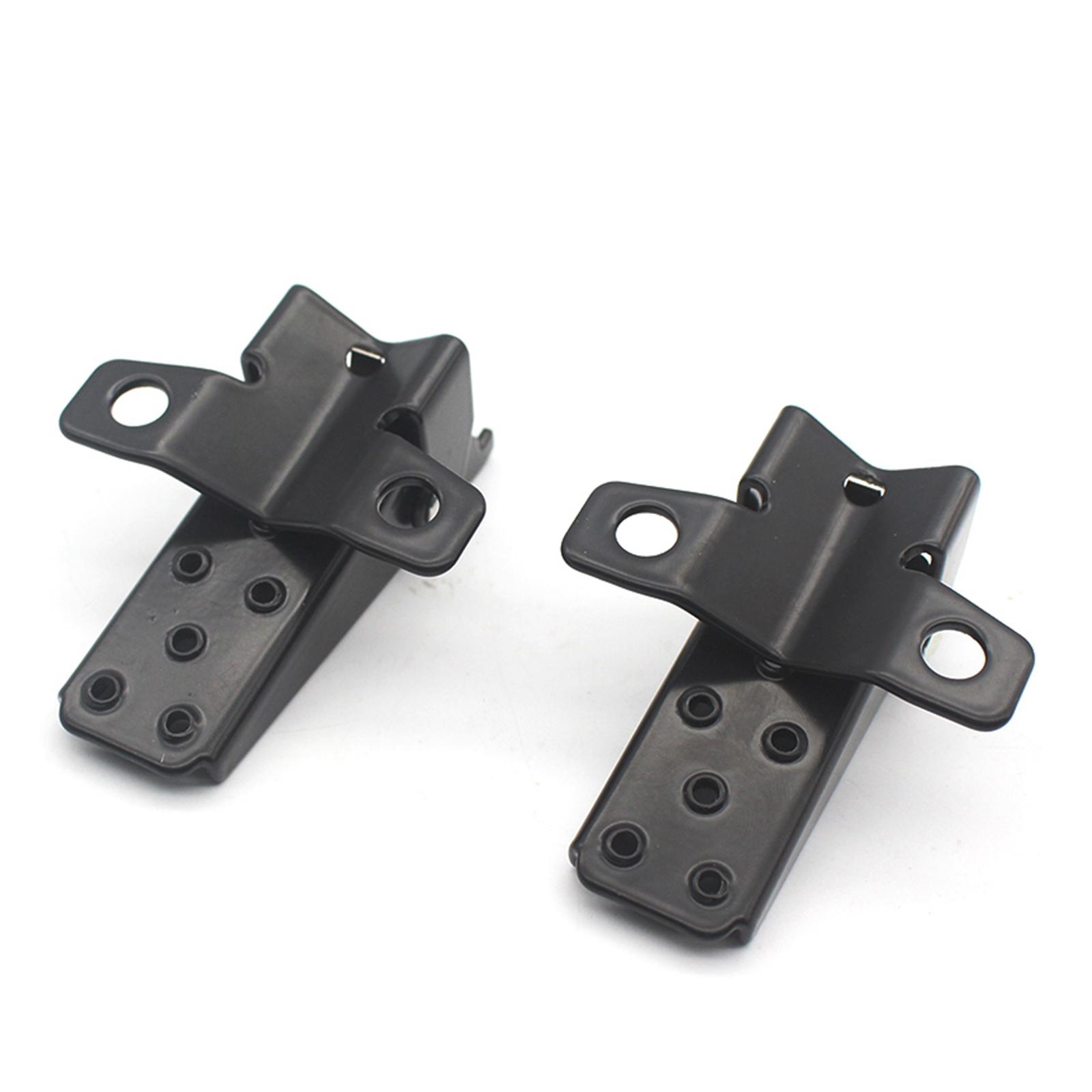 1 Pair of Motorcycle Steel Footrests Pedals Universal 25 30mm Foldable , Easy to Install