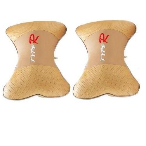 Bộ 1 đệm dựa lưng Massage điện và 2 gối đầu ghế xe bọc nỉ