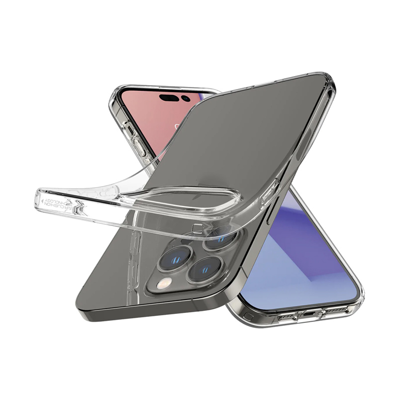 Ốp Lưng dành cho iPhone 14/14 Plus/14 Pro/14 Pro Max SPIGEN Liquid Crystal Clear - Hàng Chính Hãng