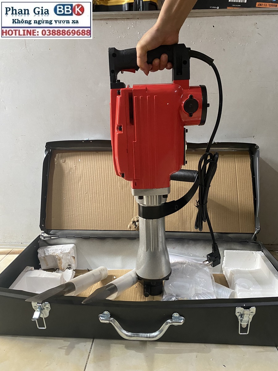 Máy đục bê tông SUSANO 30 ly DK-65c Tặng 2 mũi đục 2022 New 100% siêu khoẻ