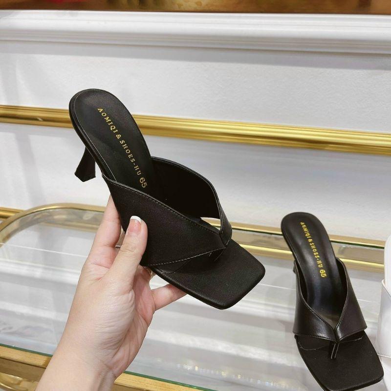 GUỐC HÀNG ĐẸP MŨI VUÔNG DA MỊN KẸP NGÓN BẢN TO - 7P