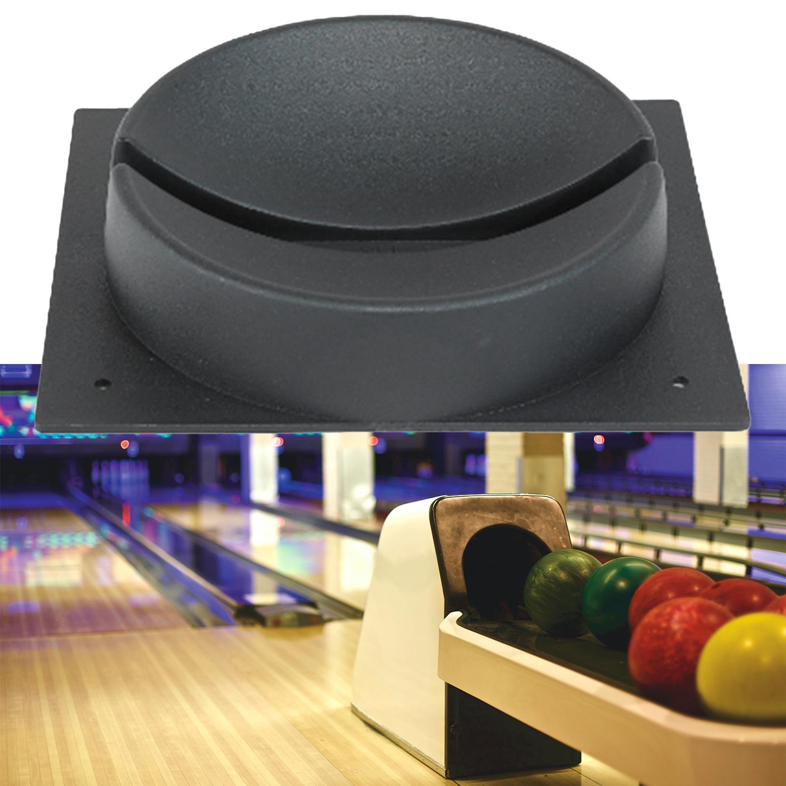 Bowling Ball Stand, for Home Gym Bowling Accessories Durable Versatile ,Black Practical Professional with Groove Design