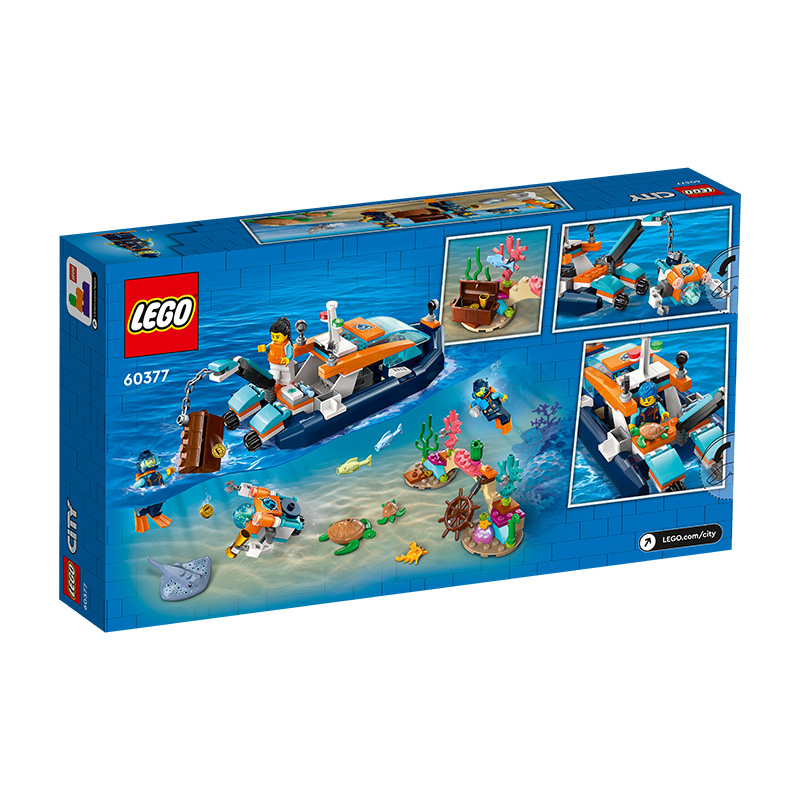 Đồ Chơi Lắp Ráp Tàu Lặn Thám Hiểm Lego City 60377 (182 chi tiết)