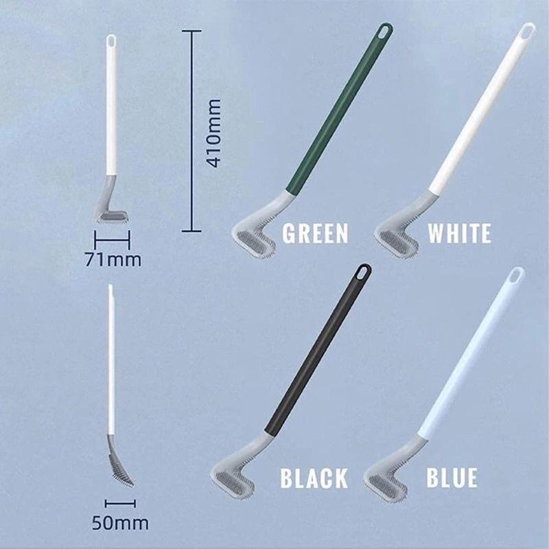 Chổi Cọ Toilet Silicon Mẫu Mới Thông Minh, Chổi cọ Bồn Cầu Nhà Vệ Sinh Siêu Sạch