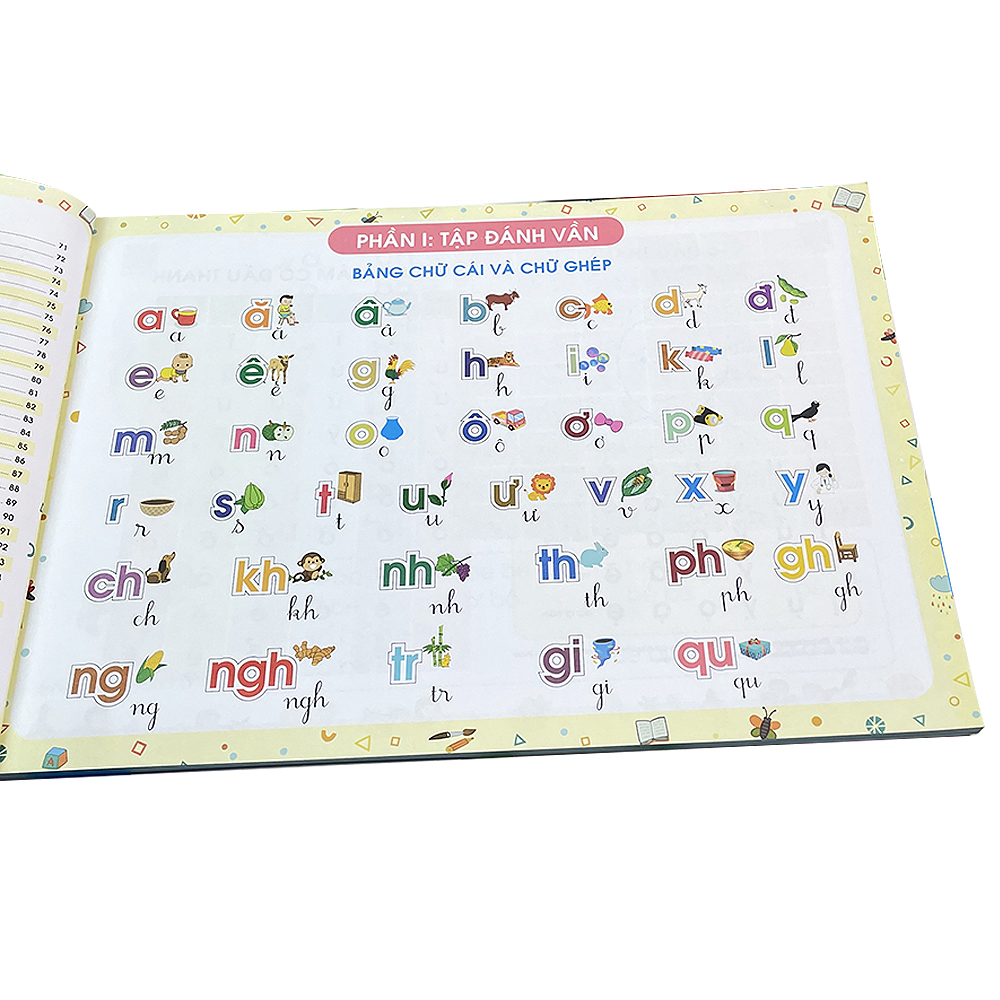 Sách - Tập Đánh Vần Tiếng Việt Theo Sơ Đồ Tư Duy Phiên Bản Mới Nhất 5.0