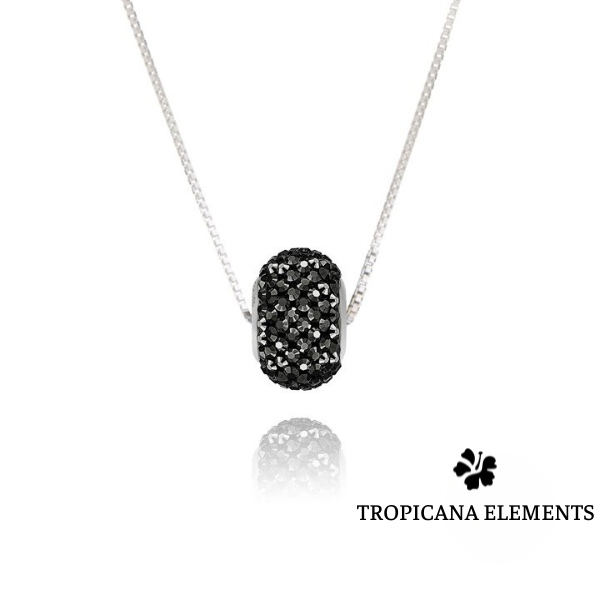 Dây Chuyền Tropicana Phối Charm Swarovski Pha Lê Hạt Đá Lấp Lánh