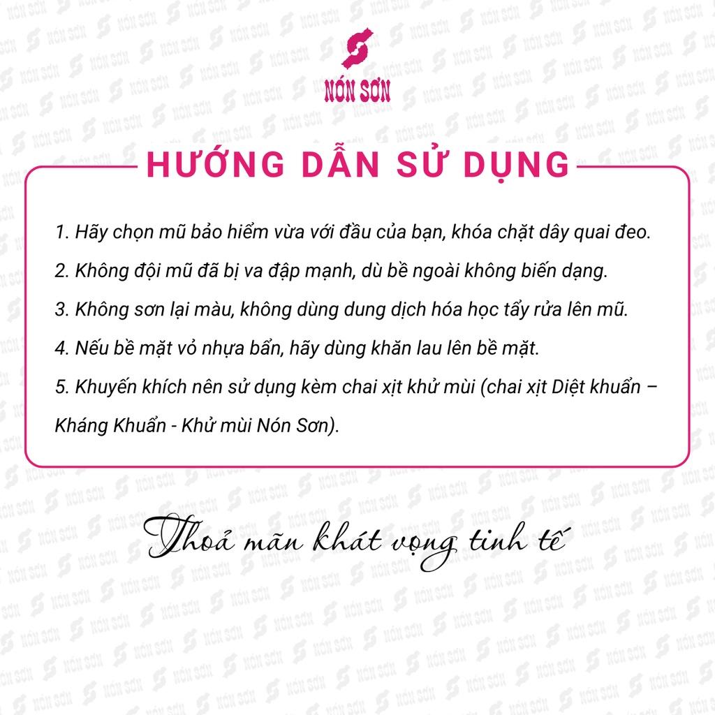 Mũ bảo hiểm có kính NÓN SƠN chính hãng K-ĐN-052