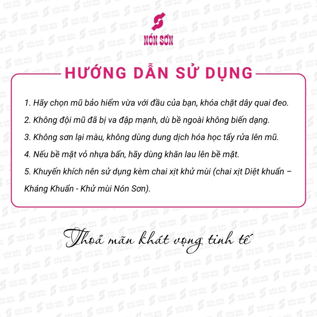 Mũ bảo hiểm trơn NÓN SƠN chính hãng TN-ĐN052