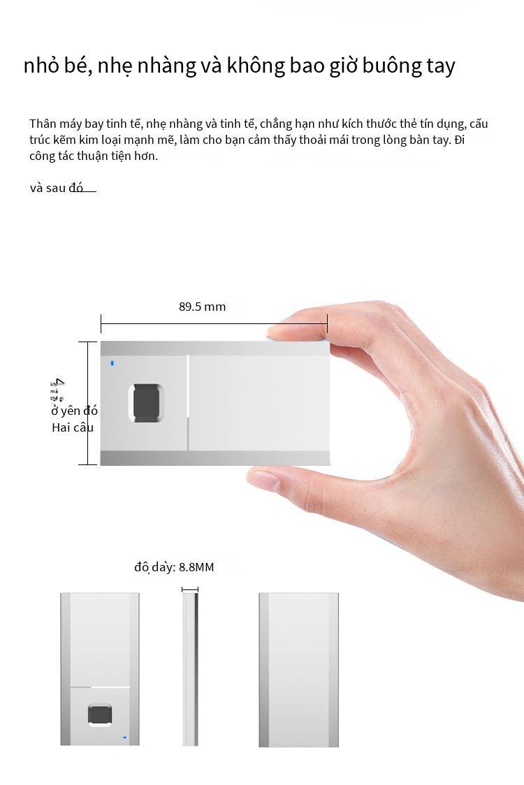 Phong cách mới nhất mã hóa vân tay SSD mã hóa vân tay ổ cứng mã hóa ổ cứng SSD vân tay