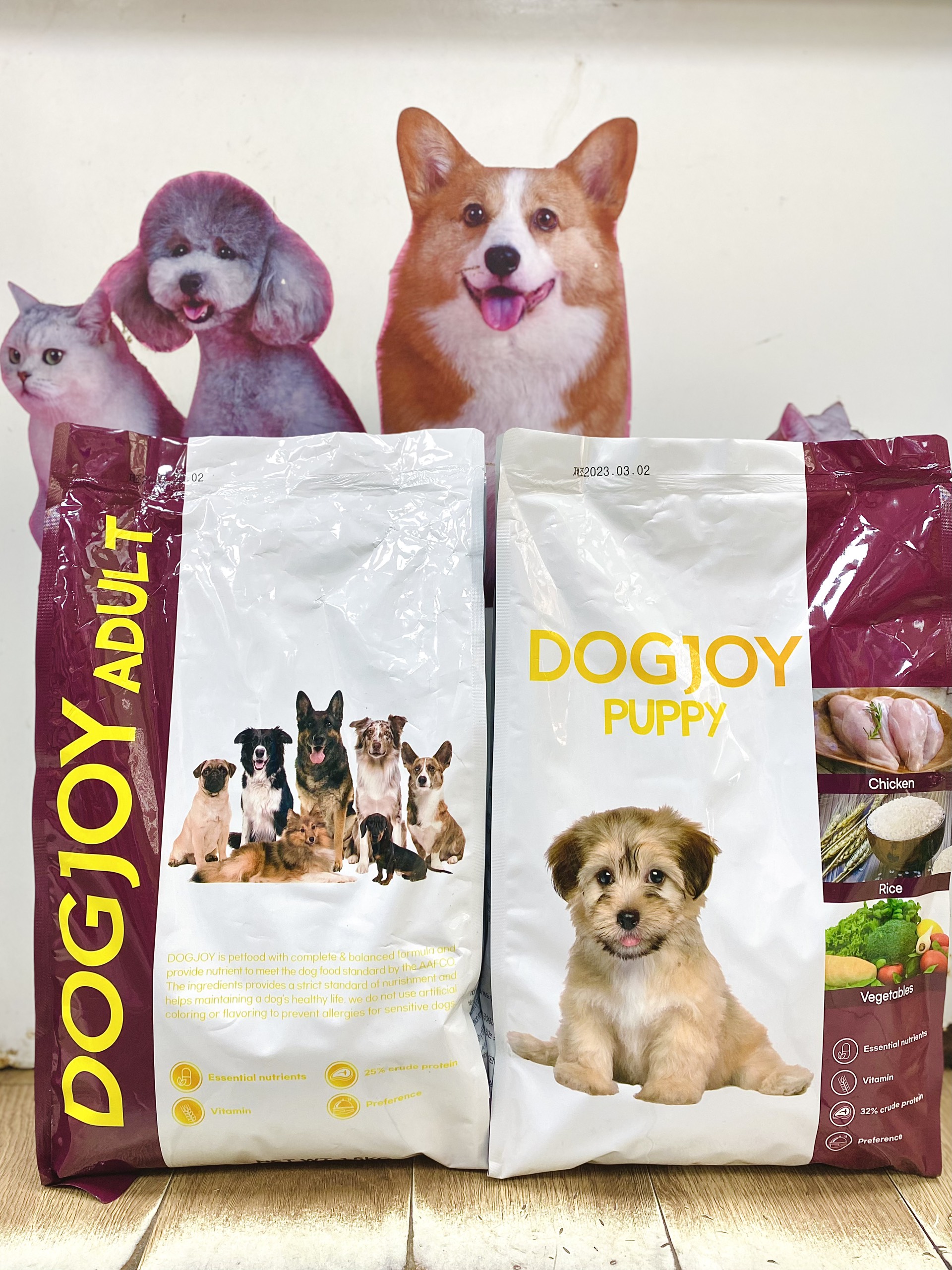 hạt khô hỗn hợp hoàn chỉnh cho chó DOG Joy