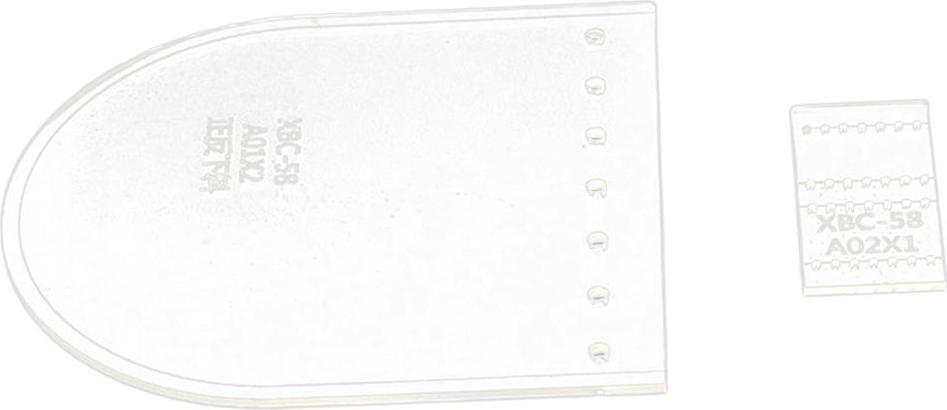 2 Chiếc Trong Suốt Da Thủ Công Acrylic Tiền, Ví Stencil Tiêu Bản
