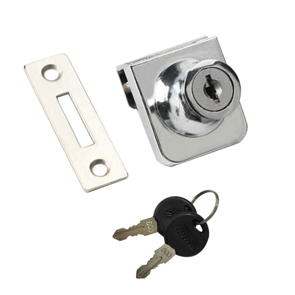 Ổ Khóa Cửa Tủ Kính Kèm Chìa Khóa Tiện Lợi