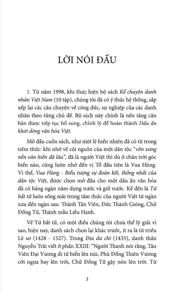 Dấu Ấn Khơi Dòng Văn Hóa Việt