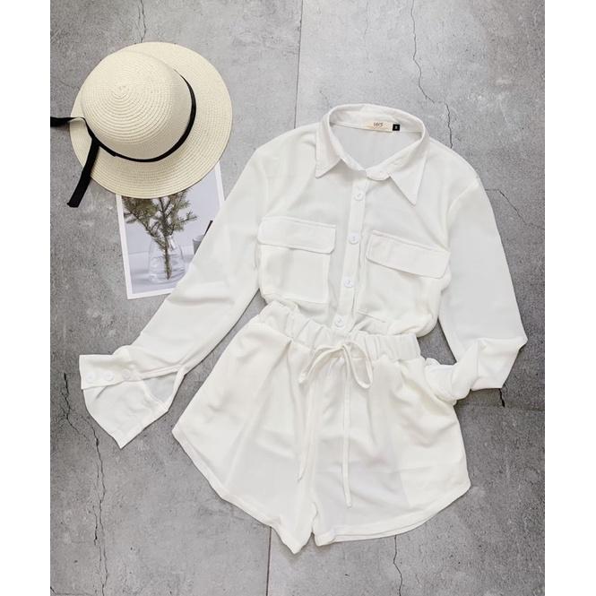 Set áo somi túi nắp-short 2m