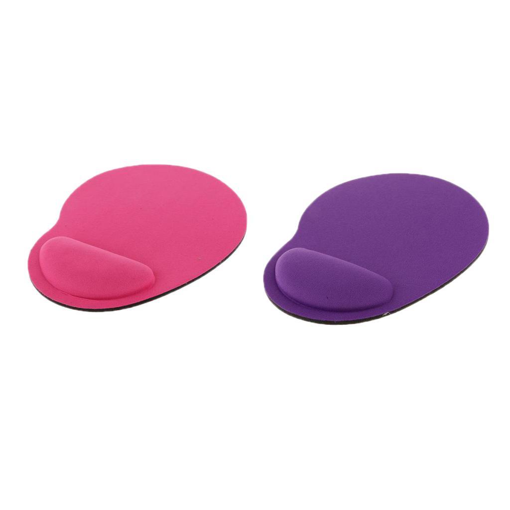 2x Mouse Pad with Wrist Rest Comfortable Mouse Pad with Wrist Support, with
