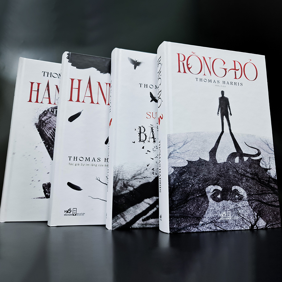 Boxset Thomas Harris – Rồng Đỏ, Sự Im Lặng Của Bầy Cừu, Hannibal, Hannibal Trỗi Dậy